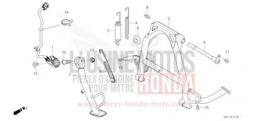 BEQUILLE ADV750P de 2023